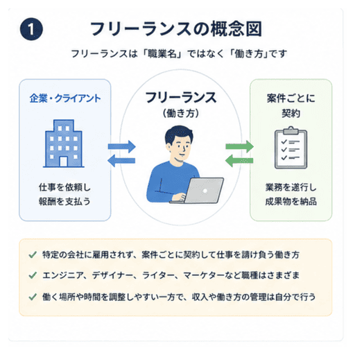 フリーランスの概念説明